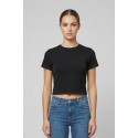 John Richmond t-shirt cropped in cotone stretch Sewamio UWP26001TS [0a2e8bec]