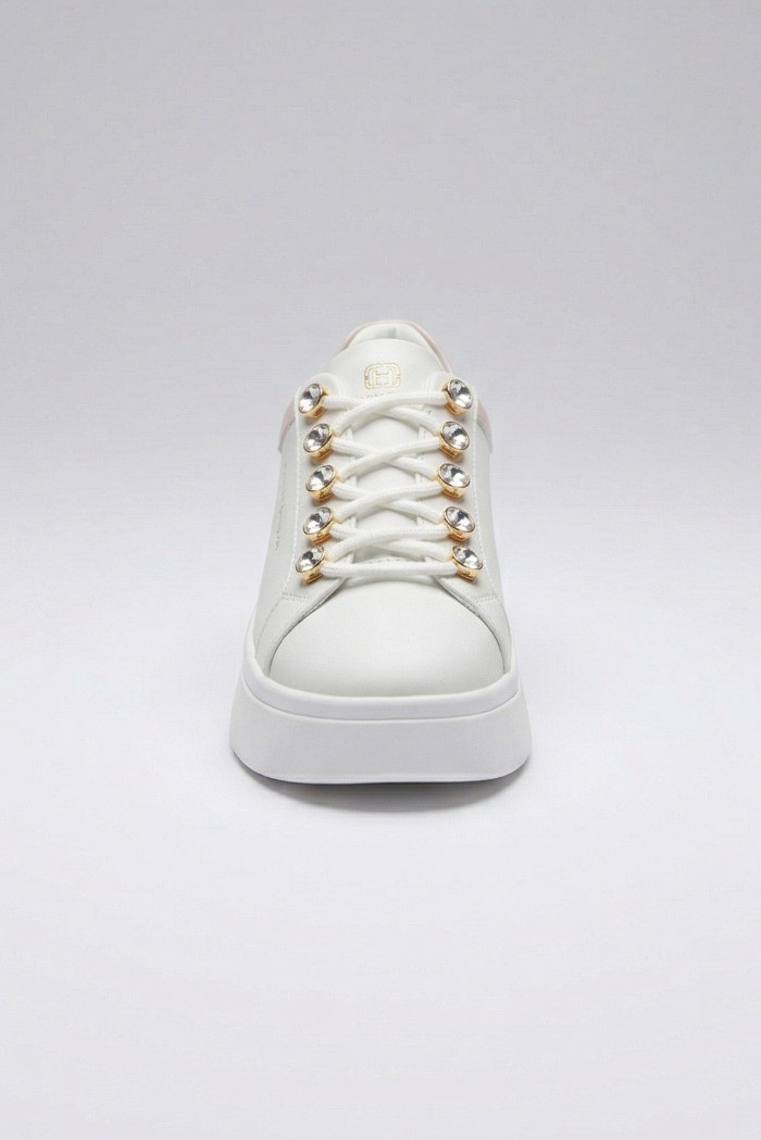 Queen Helena sneaker platform con dettaglio gioiello X34-11 [a2780d6e]
