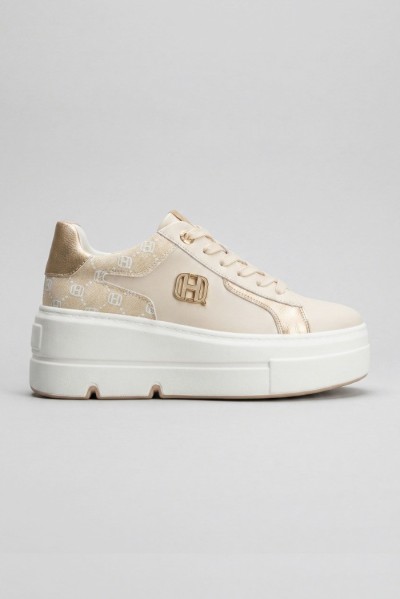 Queen Helena sneaker platform con logo patch X34-16 — 805219040079342_1