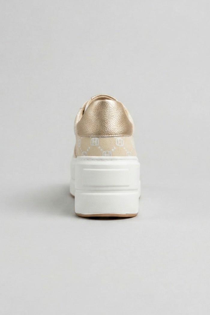 Queen Helena sneaker platform con logo patch X34-16 [453ff75c]