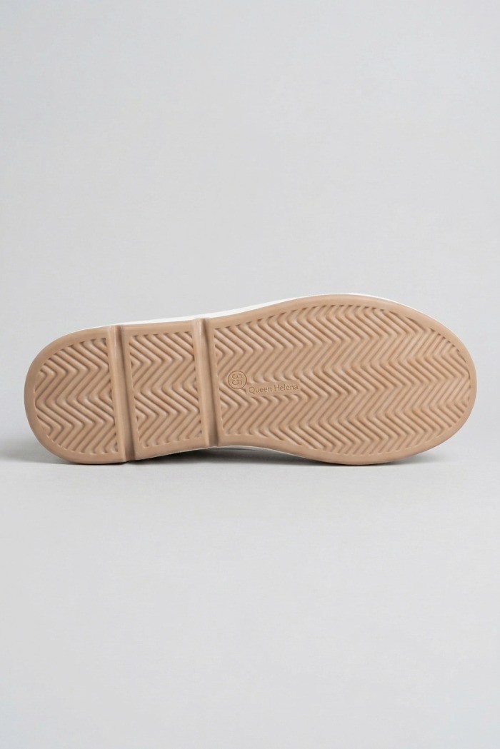 Queen Helena sneaker platform con logo patch X34-16 [f2223658]
