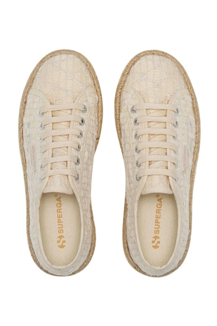 Superga sneaker platform in crochet 2740 Platform Crochet Rope [714bf176]
