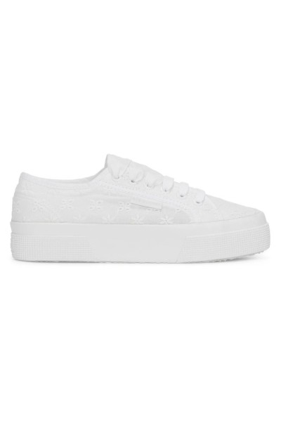 Superga sneaker platform in sangallo 2740 Flower Sangallo — 805219040079561_1
