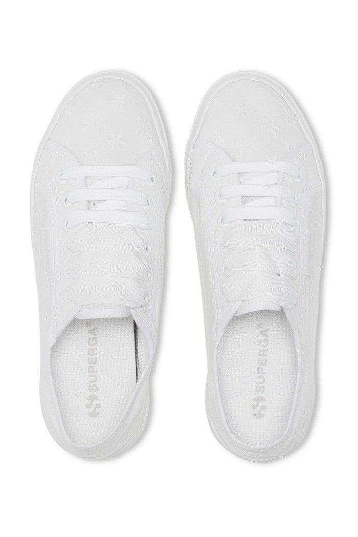 Superga sneaker platform in sangallo 2740 Flower Sangallo [c0f9833b]