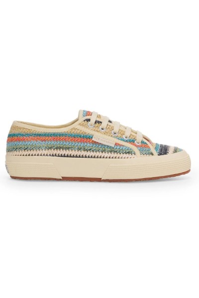 Superga sneaker con tomaia in raffia 2750 Raffia — 805219040079563_1