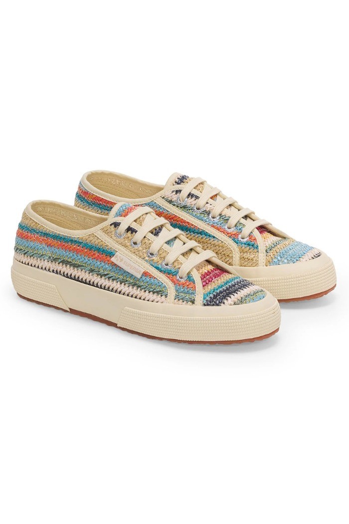 Superga sneaker con tomaia in raffia 2750 Raffia [19b0ef11]