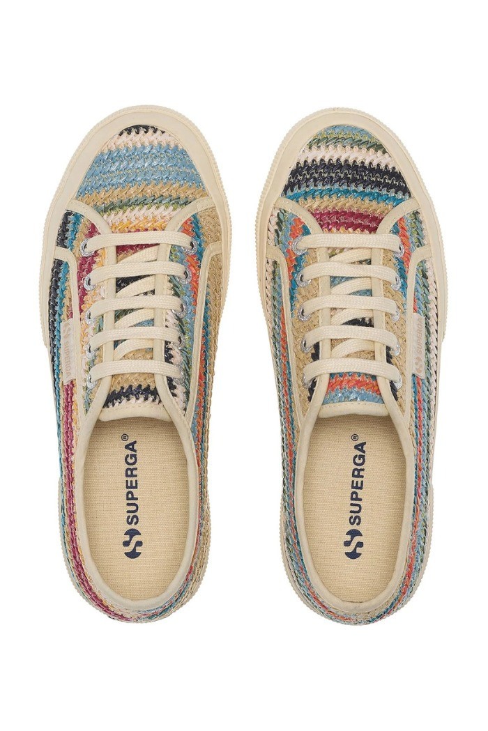 Superga sneaker con tomaia in raffia 2750 Raffia [abfd690b]