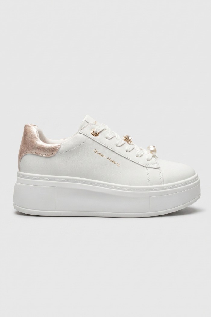 Queen Helena sneaker platform con dettaglio gioiello X34-13 [3ffe135e]