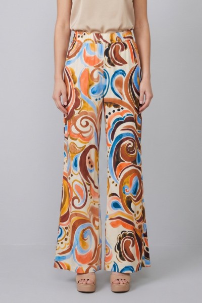 Celye pantalone a fantasia in viscosa SS26C0648 — 805219040079432_1