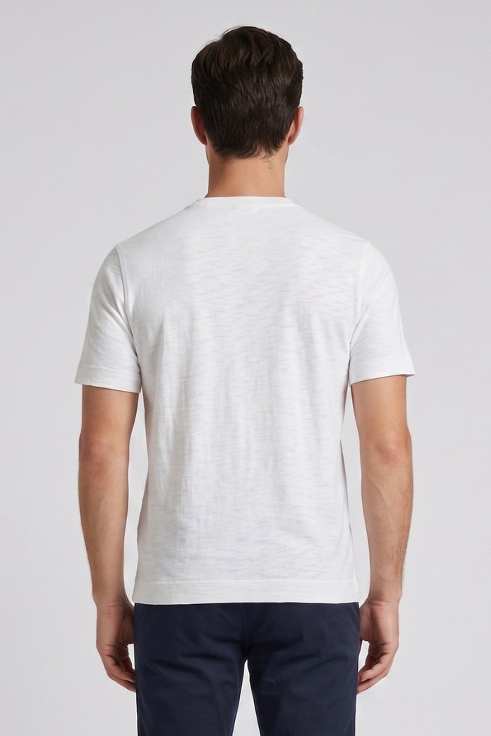 Markup t-shirt girocollo in misto lino e cotone MK1900015 [154f34aa]