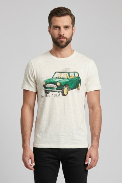 Guy t-shirt in jersey di cotone Cabrio121-sb M49892 [22d708ba]