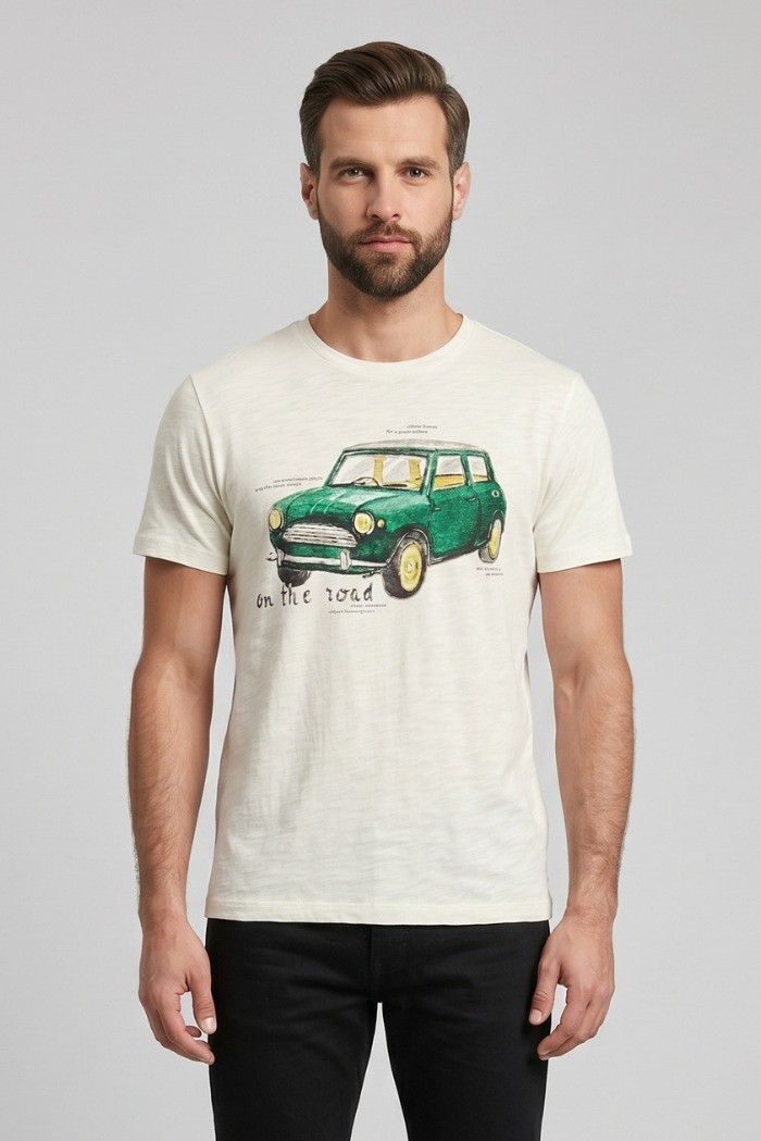 Guy t-shirt in jersey di cotone Cabrio121-sb M49892 [22d708ba]