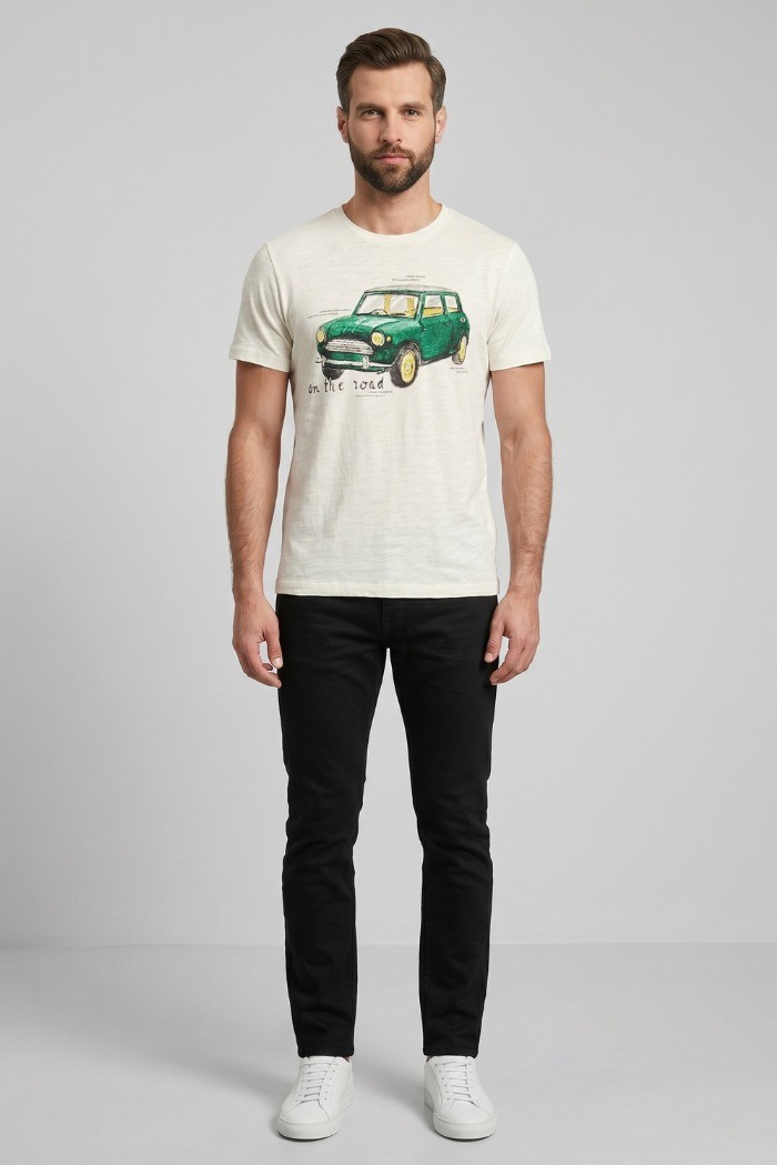Guy t-shirt in jersey di cotone Cabrio121-sb M49892 [4cec8ab3]