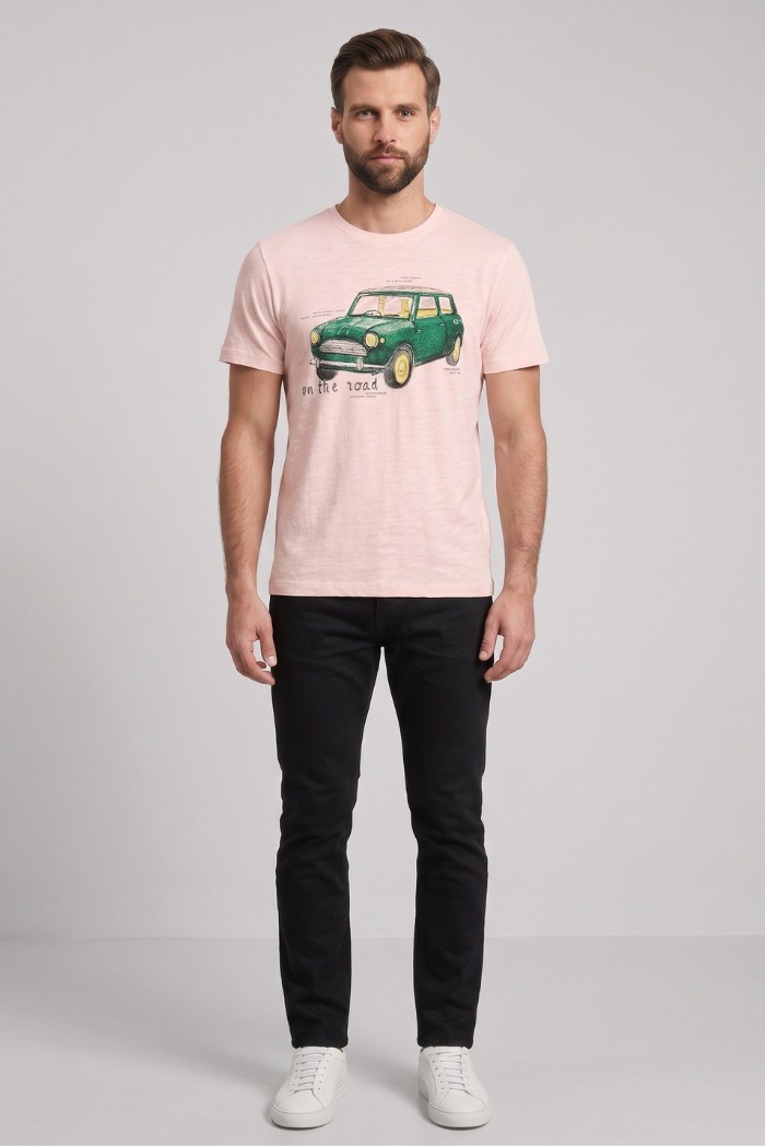 Guy t-shirt in jersey di cotone Cabrio121-sb M49892 [20f8118d]