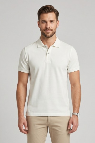 Guy polo in piquet di cotone Cabrio716n-pc M49901 — 805219040078997_1