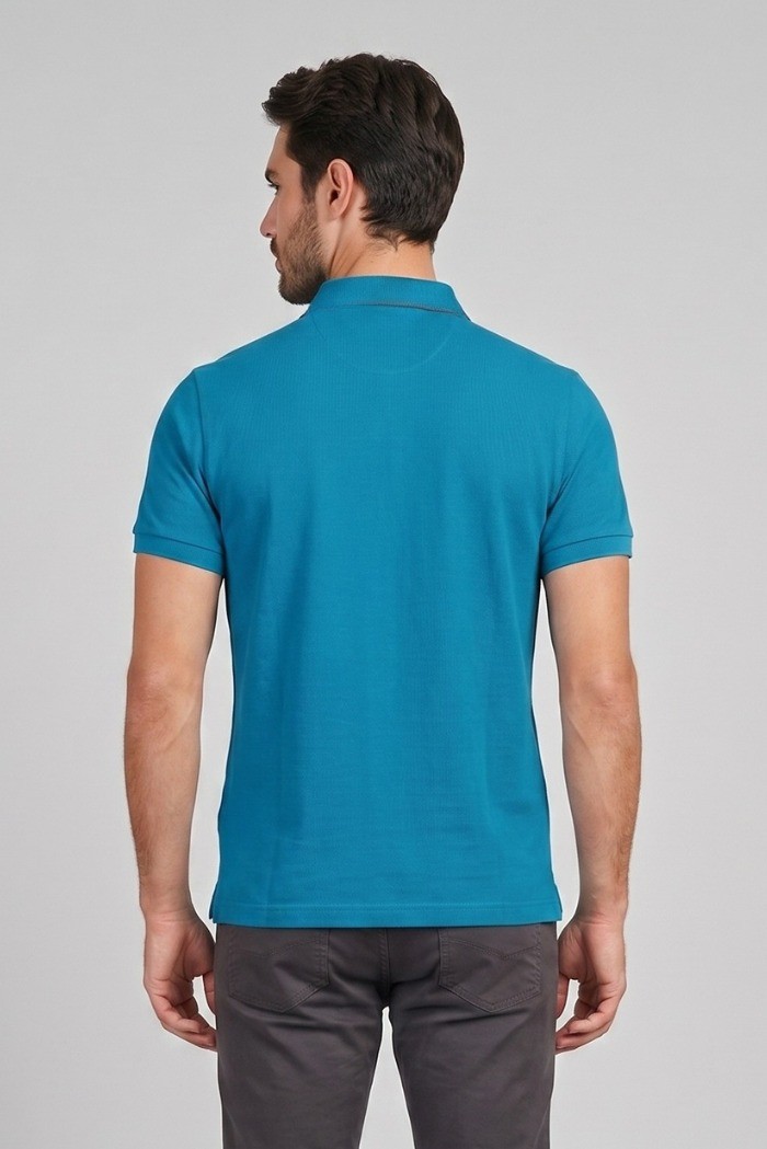 Guy polo in piquet di cotone Cabrio716n-pc M49901 [e800e4e0]