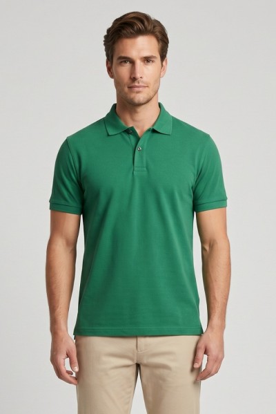 Guy polo in piquet di cotone Cabrio716n-pc M49901 [d86d6623]
