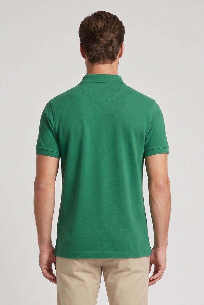 Guy polo in piquet di cotone Cabrio716n-pc M49901 [014b252e]