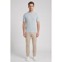 Markup maglia girocollo in misto lino e cotone MK1900017 [9356ce1f]
