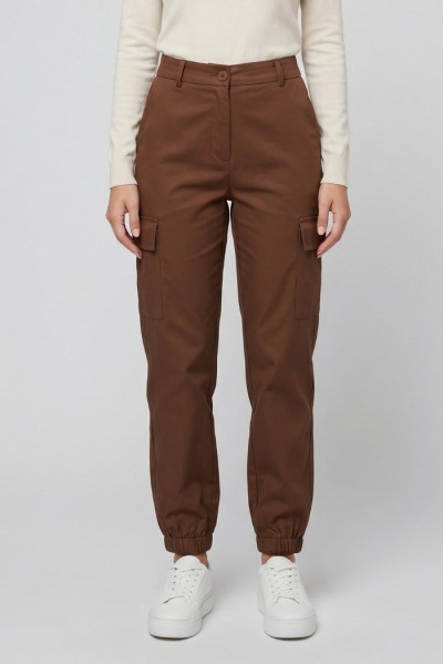 PDK pantalone in misto cotone stretch con tasconi 056872 [f039e6a6]