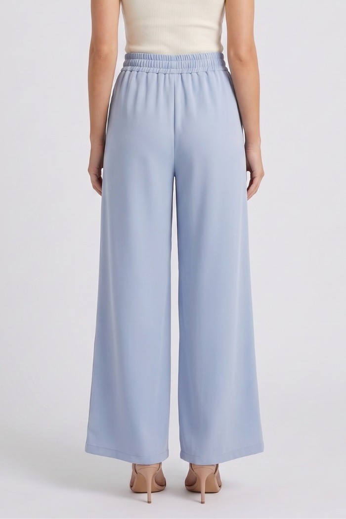 PDK pantalone palazzo con laccio in vita 056888 [7faa1448]
