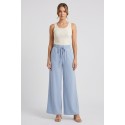 PDK pantalone palazzo con laccio in vita 056888 [c8b7d54c]