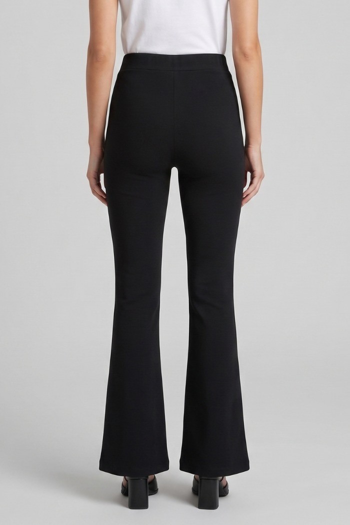 PDK pantalone flare fit con elastico in vita 057045 [89d54e64]