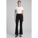 PDK pantalone flare fit con elastico in vita 057045 [3ec88f60]