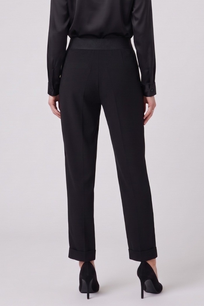 Celye pantalone in viscosa con elastico dietro SS26C0681 [1a73a5b5]