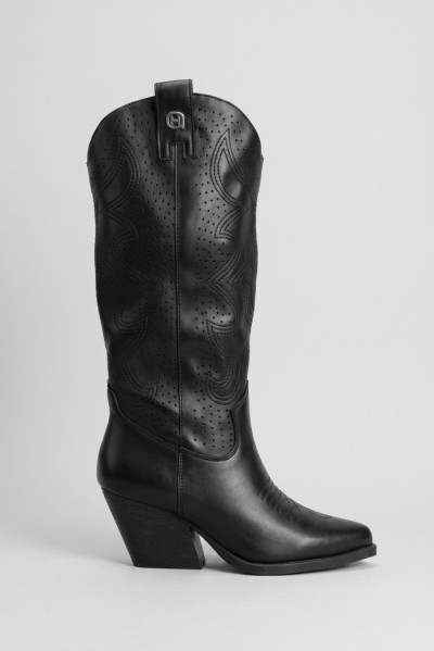 Queen Helena stivale con zip laterale X28-100 [01b0e84a]