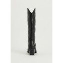 Queen Helena stivale con zip laterale X28-100 [6adb2d5d]