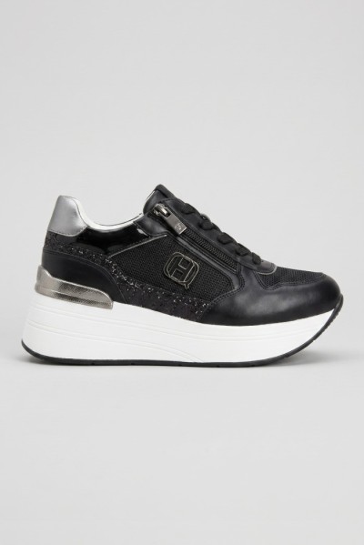 Queen Helena sneaker platform con zip X34-24 [d1f458c9]