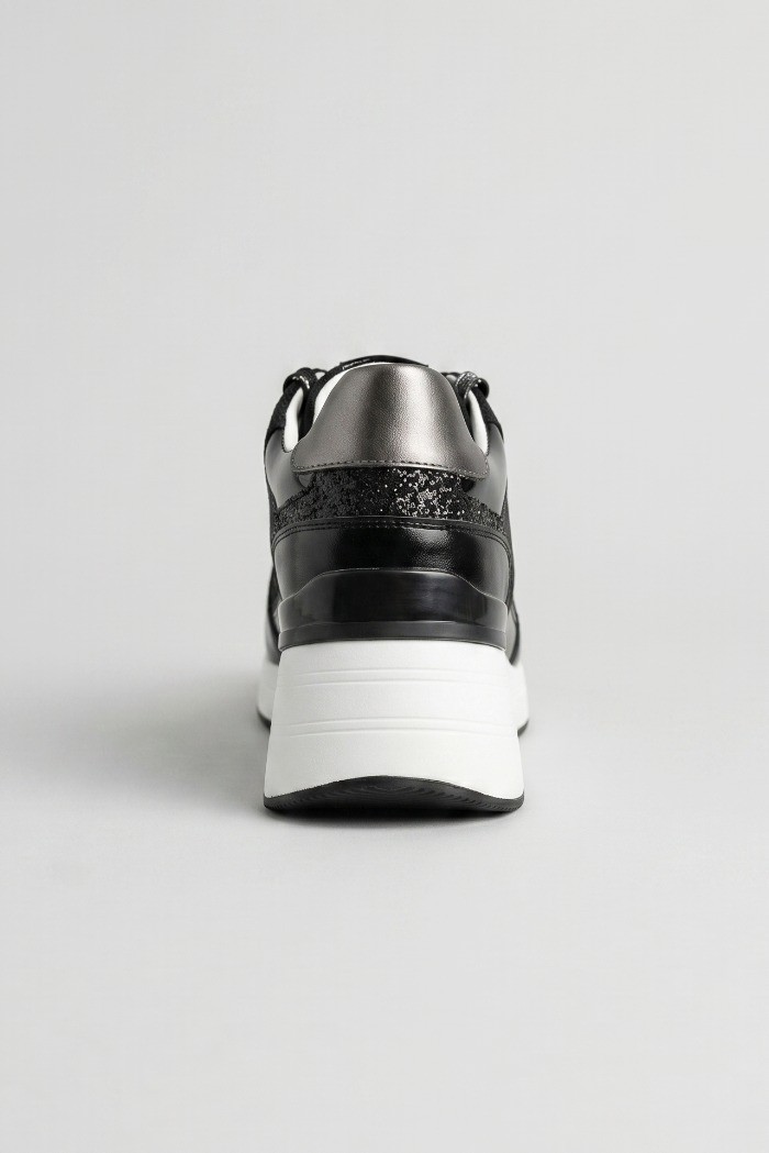 Queen Helena sneaker platform con zip X34-24 [ba9f9dde]