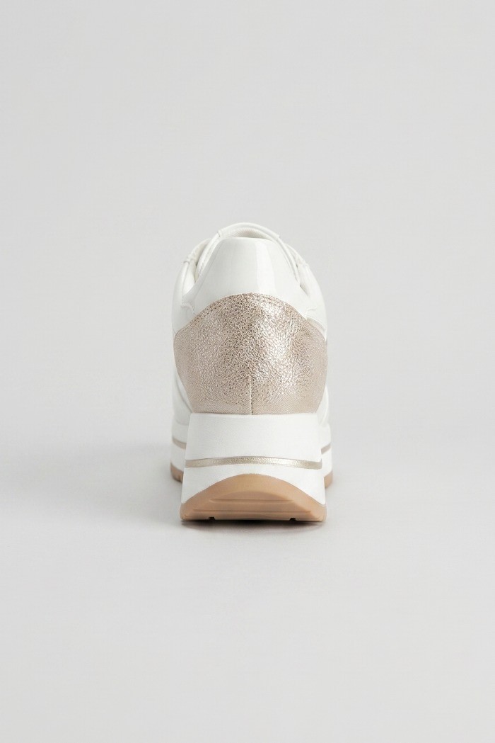Queen Helena sneaker platform in ecopelle X34-25 [91f30063]