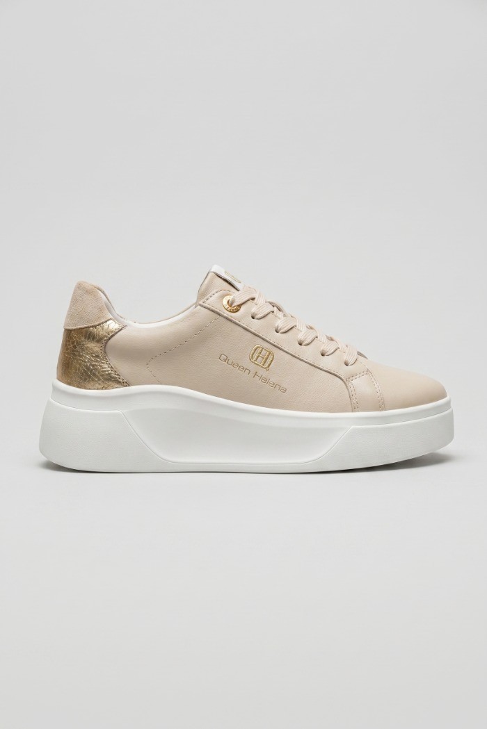 Queen Helena sneaker platform in ecopelle X34-9 [56591a50]