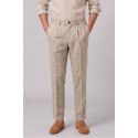 Markup pantalone con laccio in lino MK15109 [3b929701]