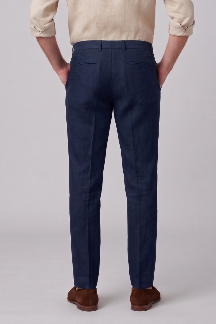 Markup pantalone con laccio in lino MK15109 [5d7cc903]