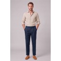 Markup pantalone con laccio in lino MK15109 [ea610807]