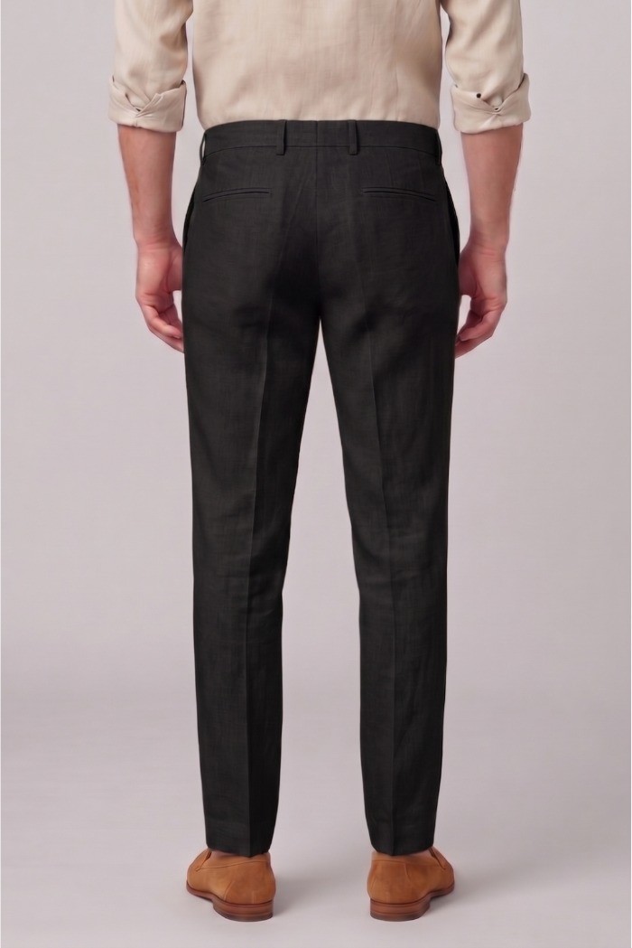 Markup pantalone con laccio in lino MK15109 [ed60cb89]