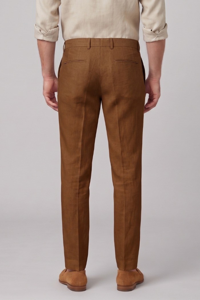 Markup pantalone con laccio in lino MK15109 [3fba4692]