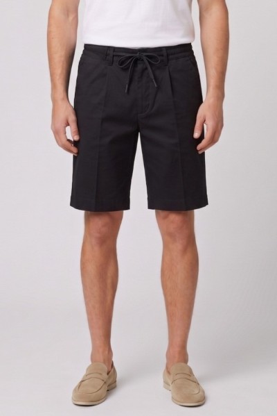 Moro bermuda con laccio in misto cotone MEB277 — 805219040079497_2