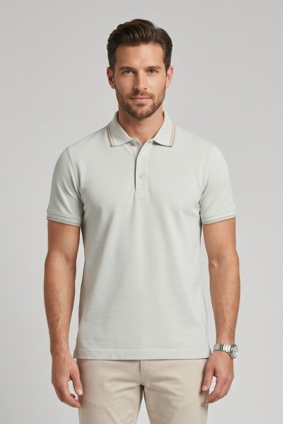 Guy polo in piquet di cotone Cabrio717t-pc M49902 [69c204b2]