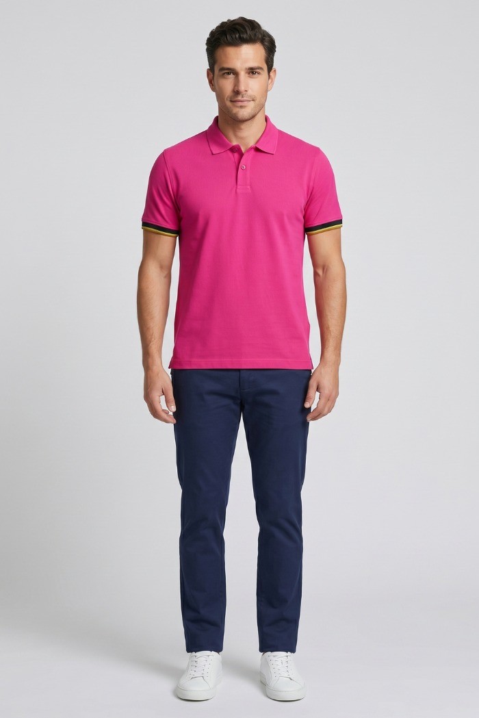 Guy polo in piquet di cotone Cabrio902x-pc M49904 [dea2e261]