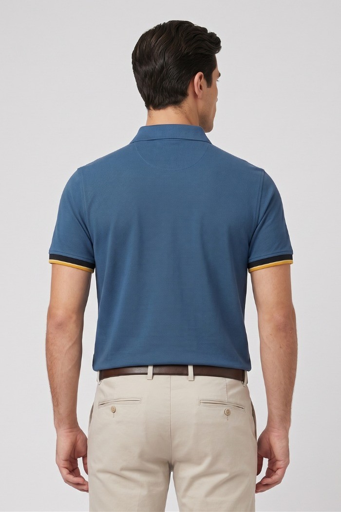 Guy polo in piquet di cotone Cabrio902x-pc M49904 [b8748b16]
