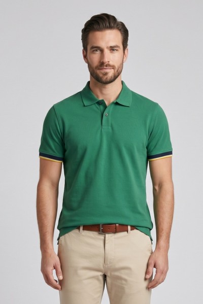 Guy polo in piquet di cotone Cabrio902x-pc M49904 — 805219040078957_6