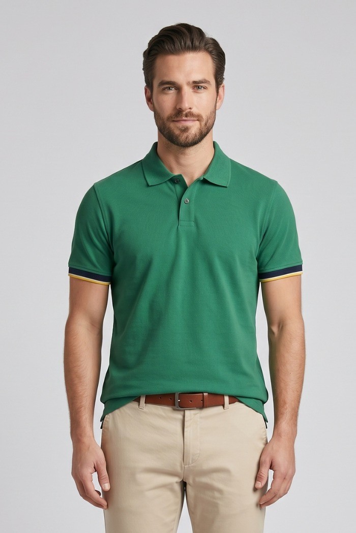 Guy polo in piquet di cotone Cabrio902x-pc M49904 [cdabc369]