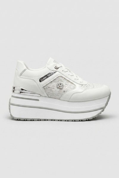 Queen Helena sneaker platform con dettaglio pizzo X34-48 [92ba1d35]