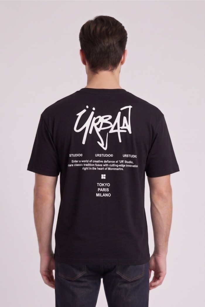 Urban Ring t-shirt in cotone con stampe UR1110029 [53261f65]
