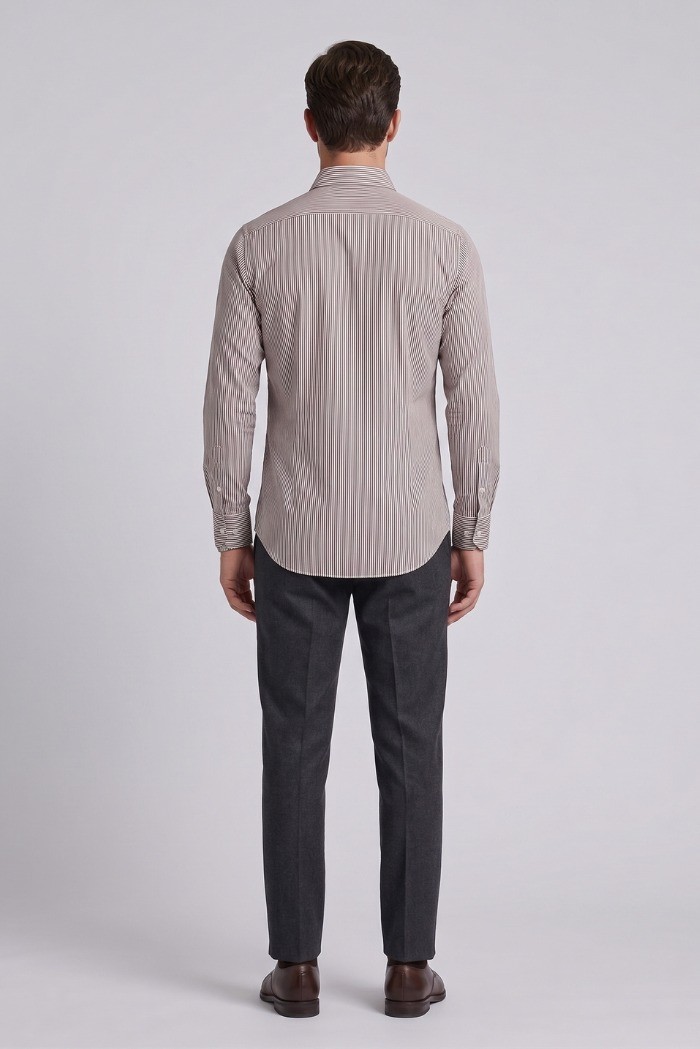 Filippo Gelsi camicia slim fit in cotone rigato 027-3F6 [946ed4b3]