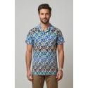 Guy camicia collo cubano a fantasia Custom930-cent M50098 [ca4f68af]
